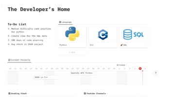 The Developer's Home + Python Resources