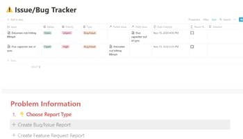 Software Issue/Bug Tracker