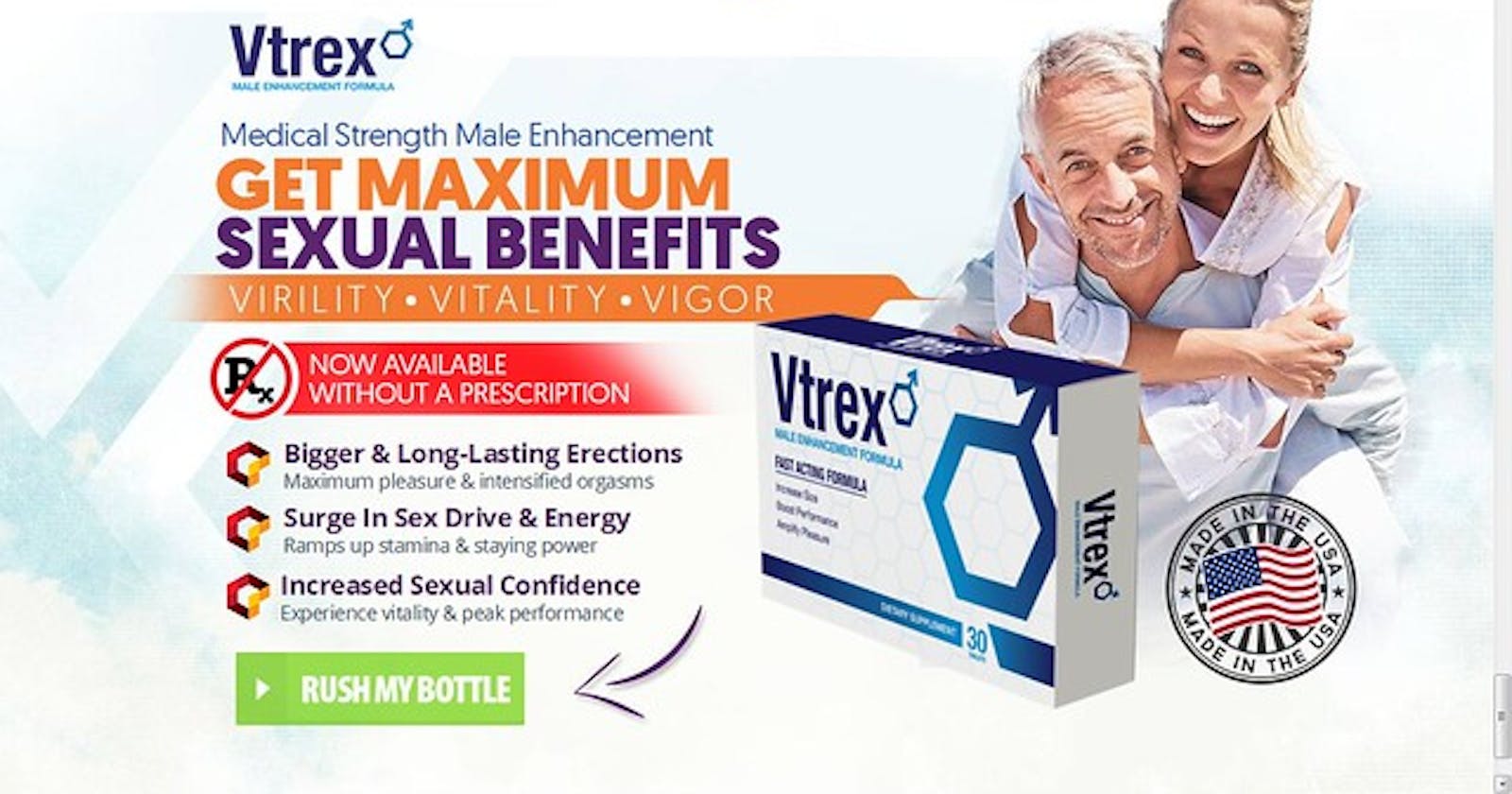 Vtrex Male Enhancement Ingredients, Price & Where to Buy?