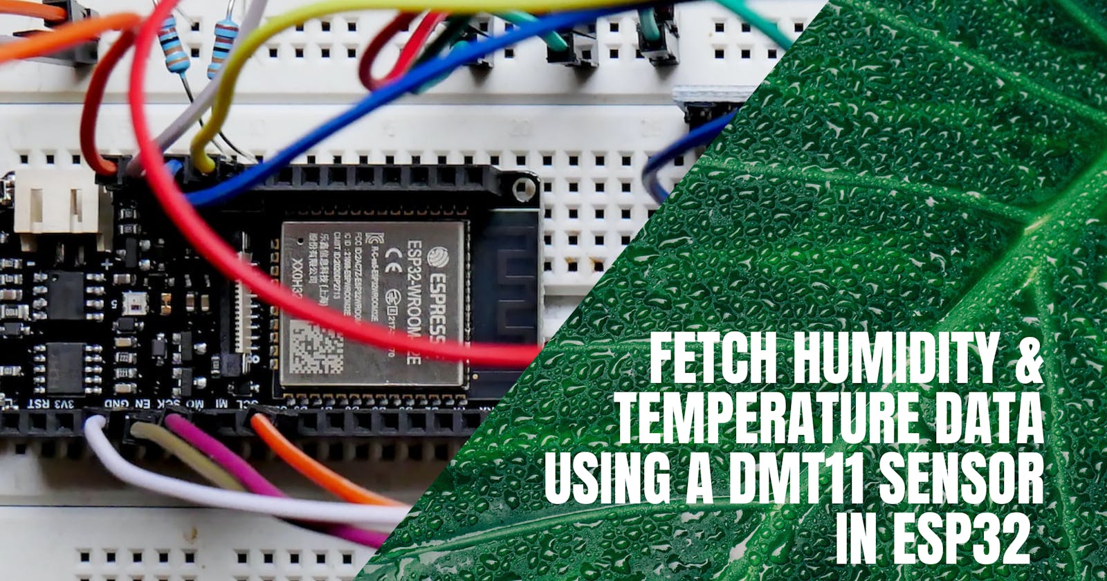 How to read humidity & temperature data using a DMT11 sensor in ESP32 through ESP-IDF?