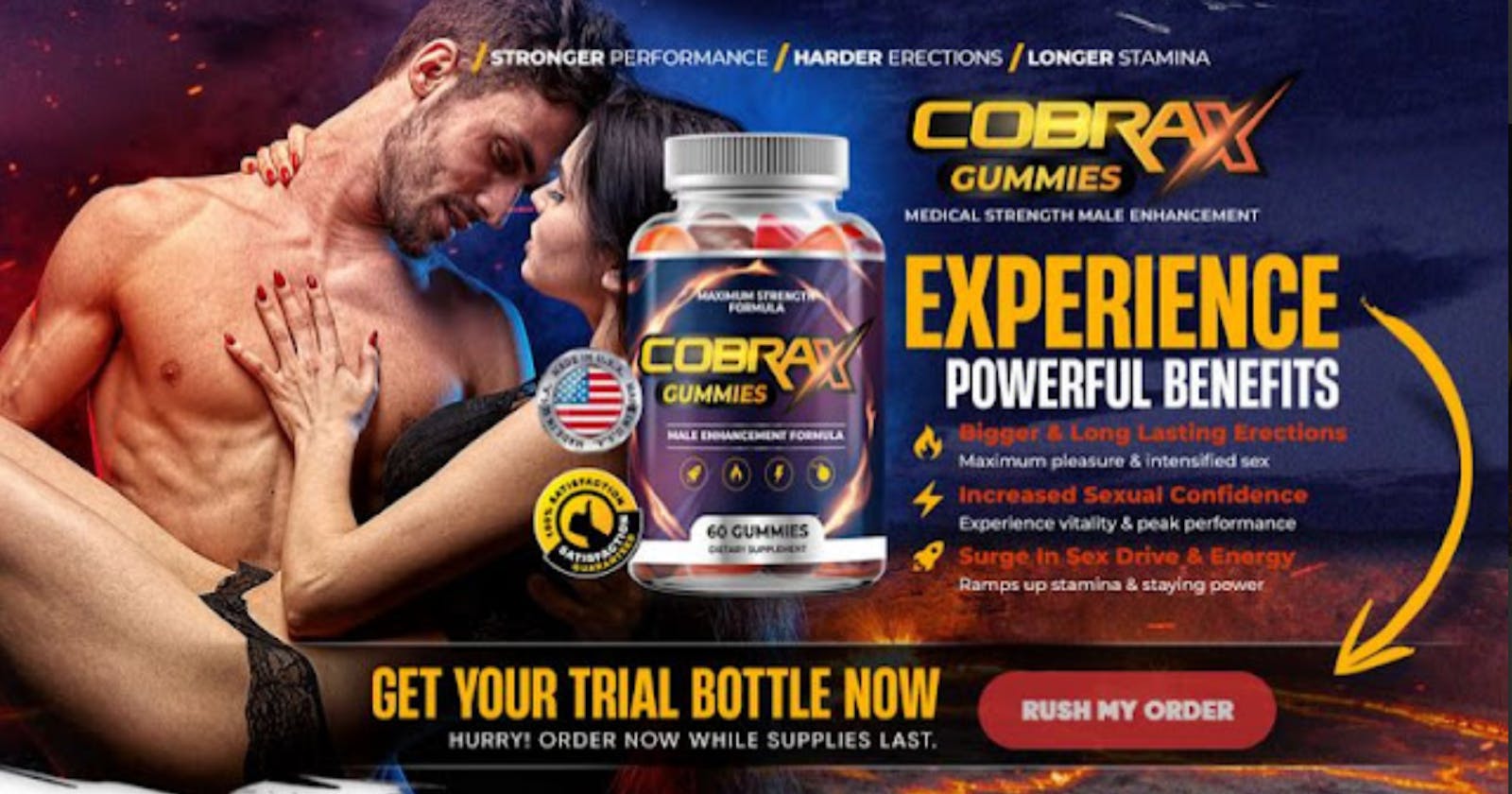 CobraX Male Enhancement Gummies  2023: Shocking Pills Price & Website