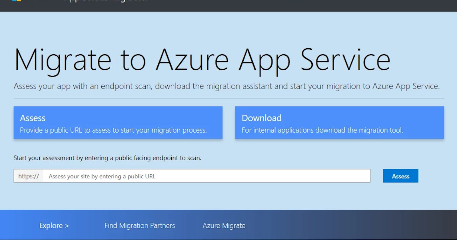 Migrating to the App Service