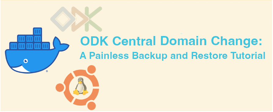 ODK Central Domain Change: A Painless Backup and Restore Tutorial