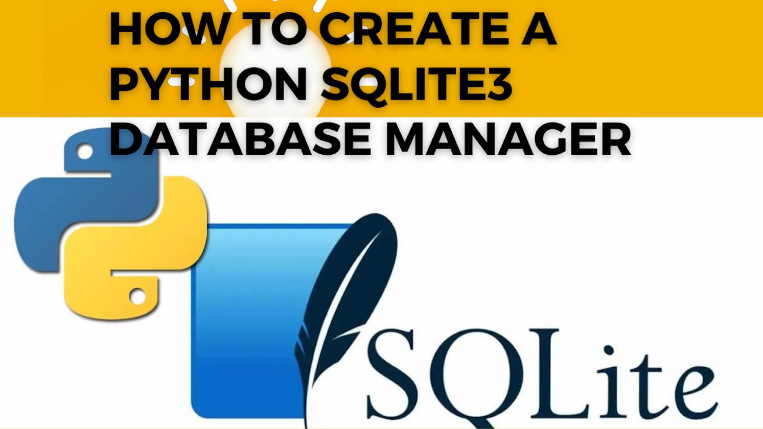 How to create a Python sqlite3 database manager