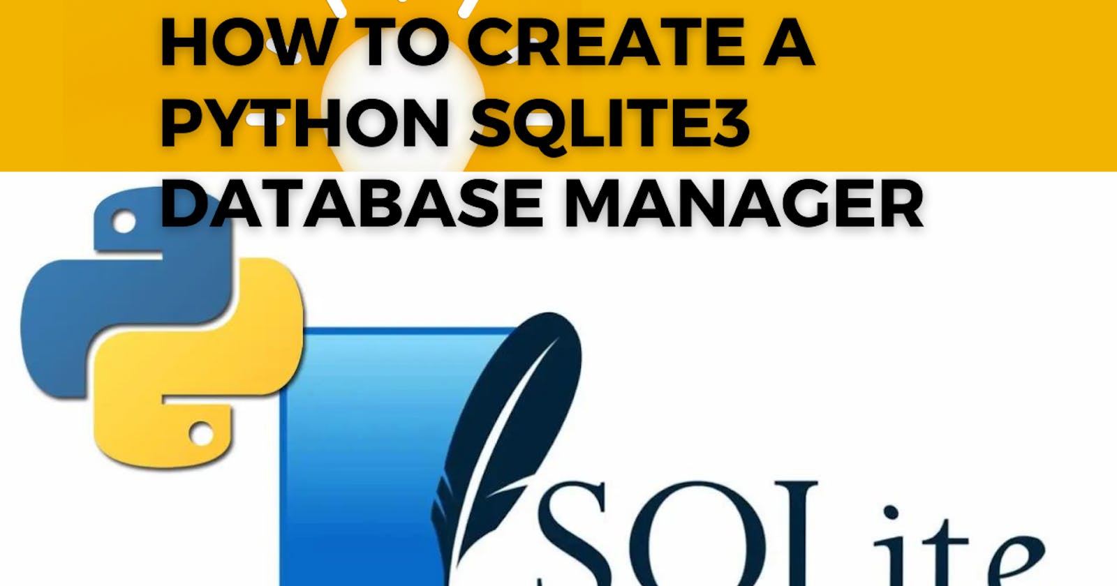 How to create a Python sqlite3 database manager