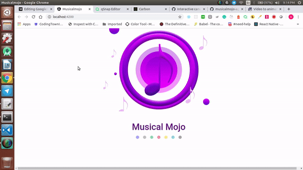 Splash screen with loader