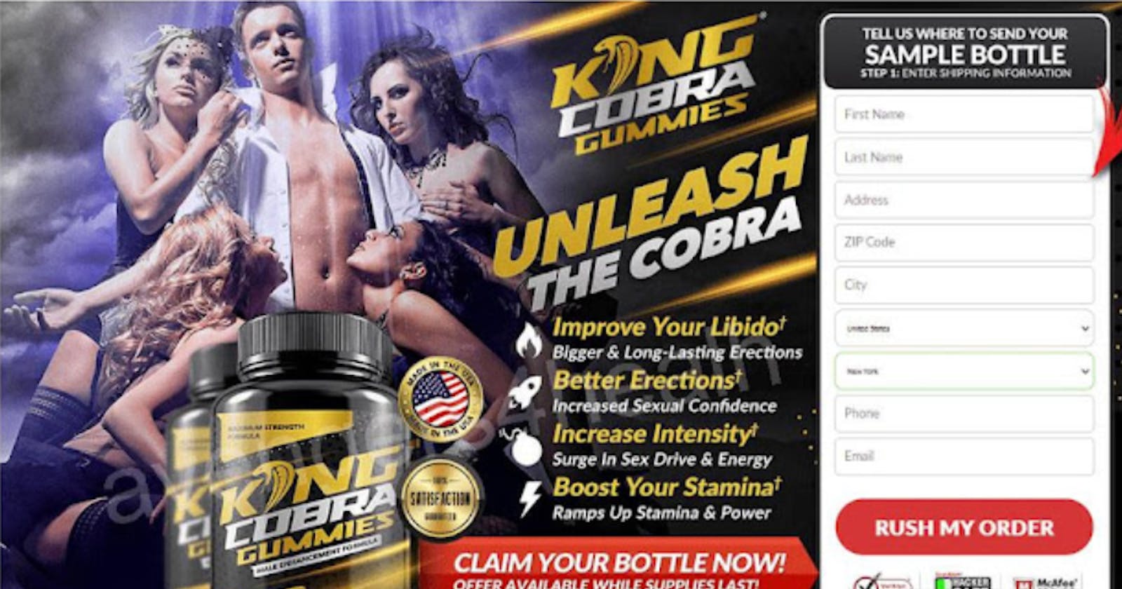 King Cobra Male Enhancement Gummies For Sexual health Supplement?