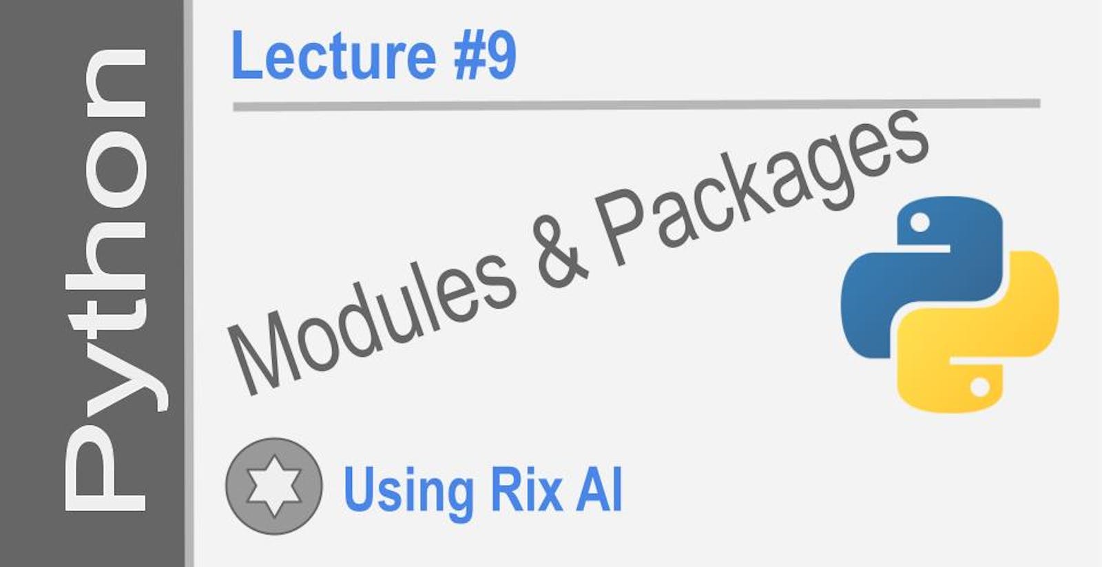 Modules & Packages