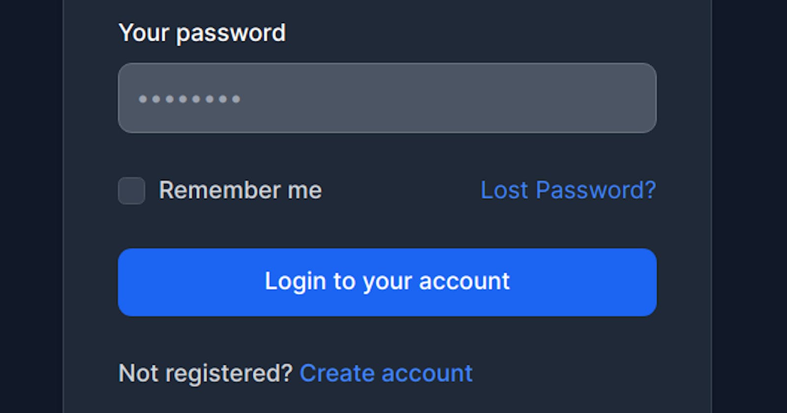 Creating a Simple Login Form with Tailwind CSS