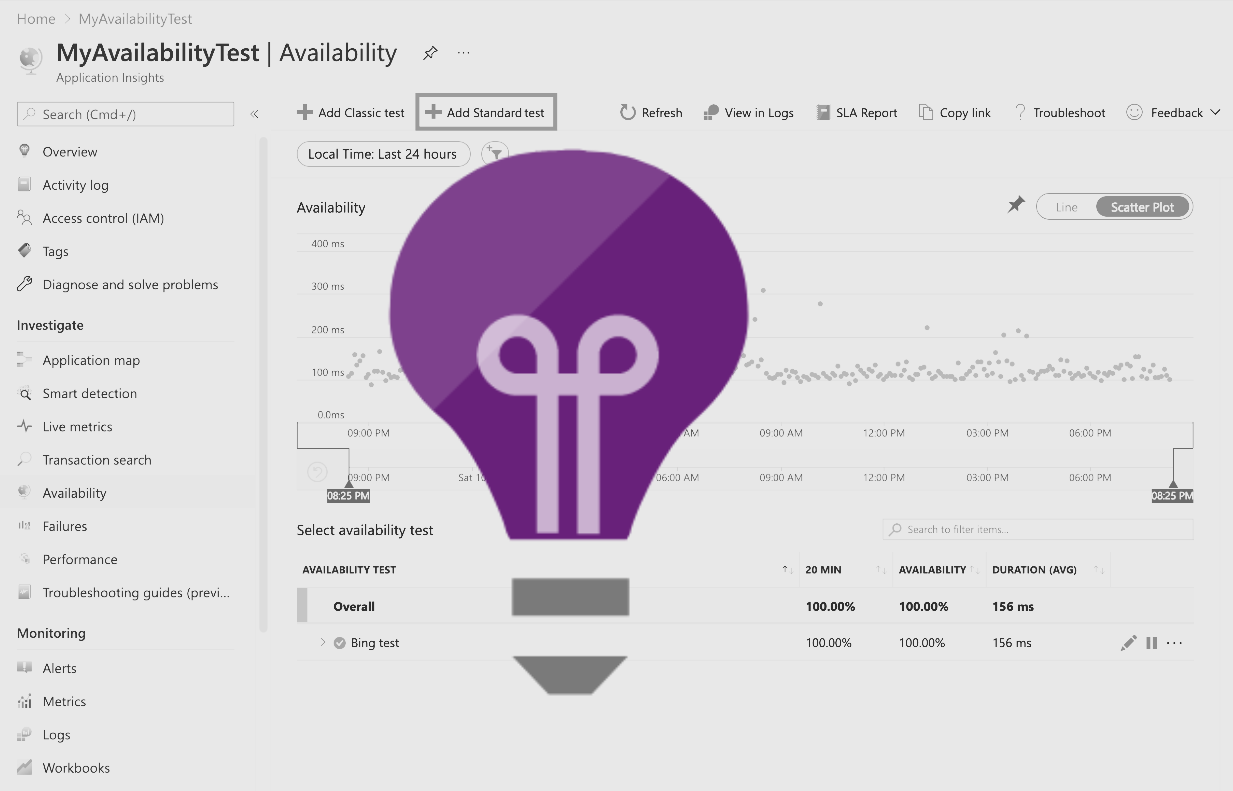 Monitoring a Web Application with Application Insights