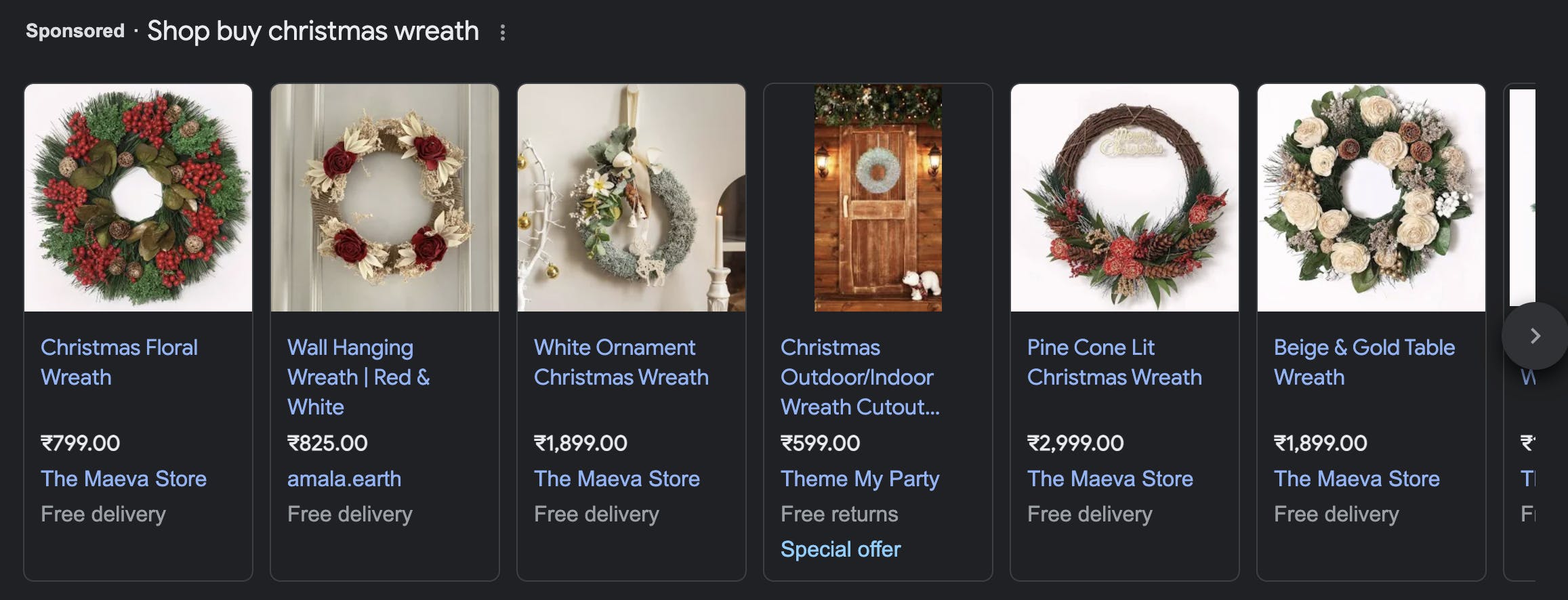 Use Facebook or Google Ads to Sell Christmas Wreath