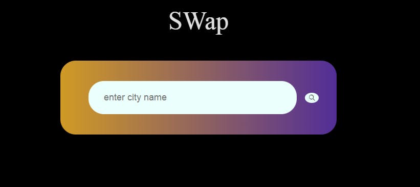 Picture showing the website called SWap