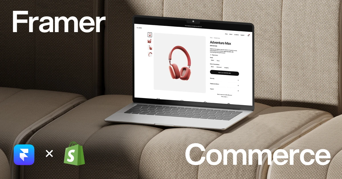Unlocking E-Commerce Magic: Integrating Shopify into Framer