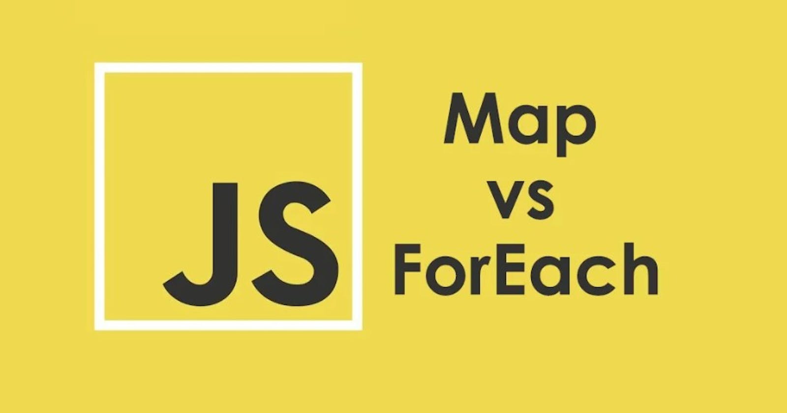 map()  v/s  forEach() array function Comparsion