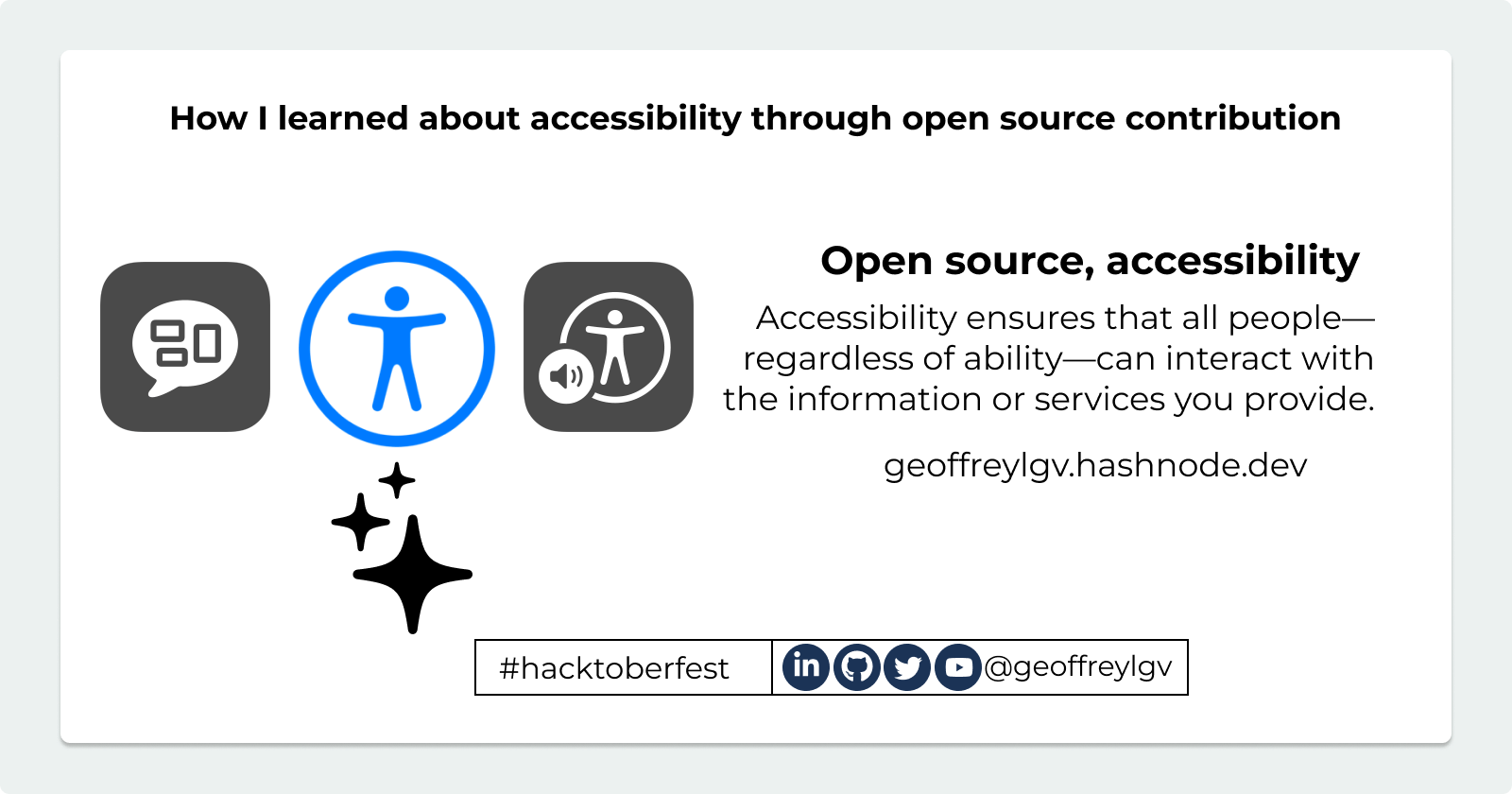 How I learned about accessibility through open source contribution