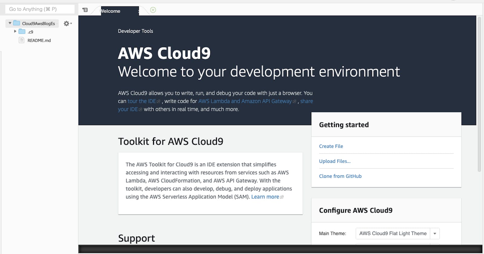 AWS:Crear un entorno de Cloud9 con CDK