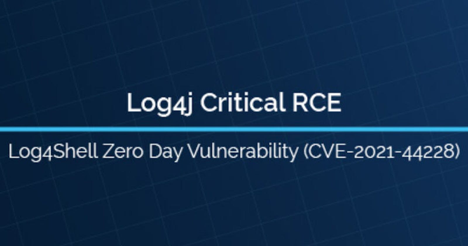 Remote Code Execution (RCE) Vulnerability in Log4j