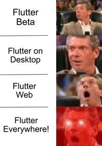 meme based on flutter
