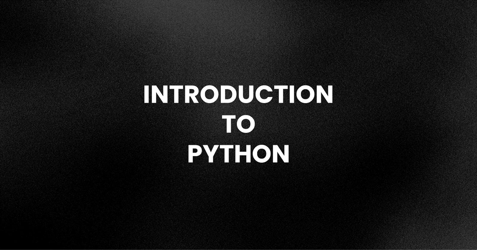 PY1. Introduction to Python