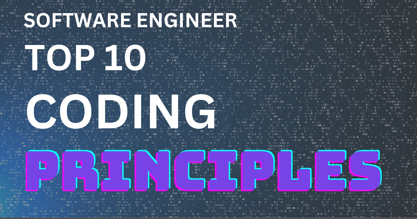 Software Engineer Top 10 Coding Principles