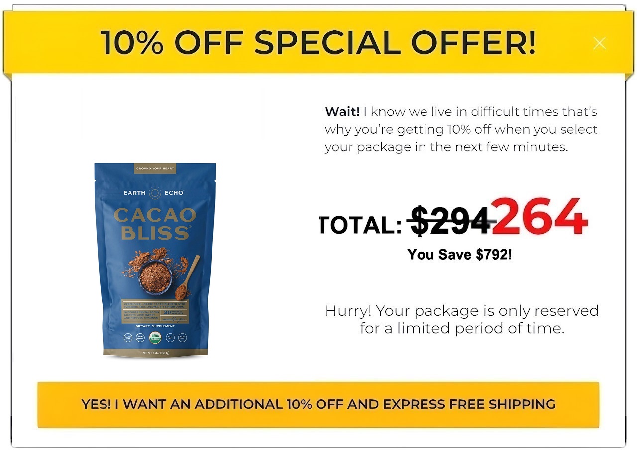 Cacao Bliss (Scam Alert) Healthy Digestive and Loss Weight Formula Diet!