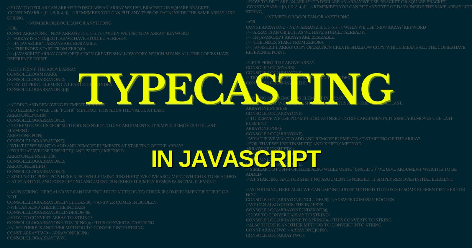 Understanding Typecasting in JavaScript