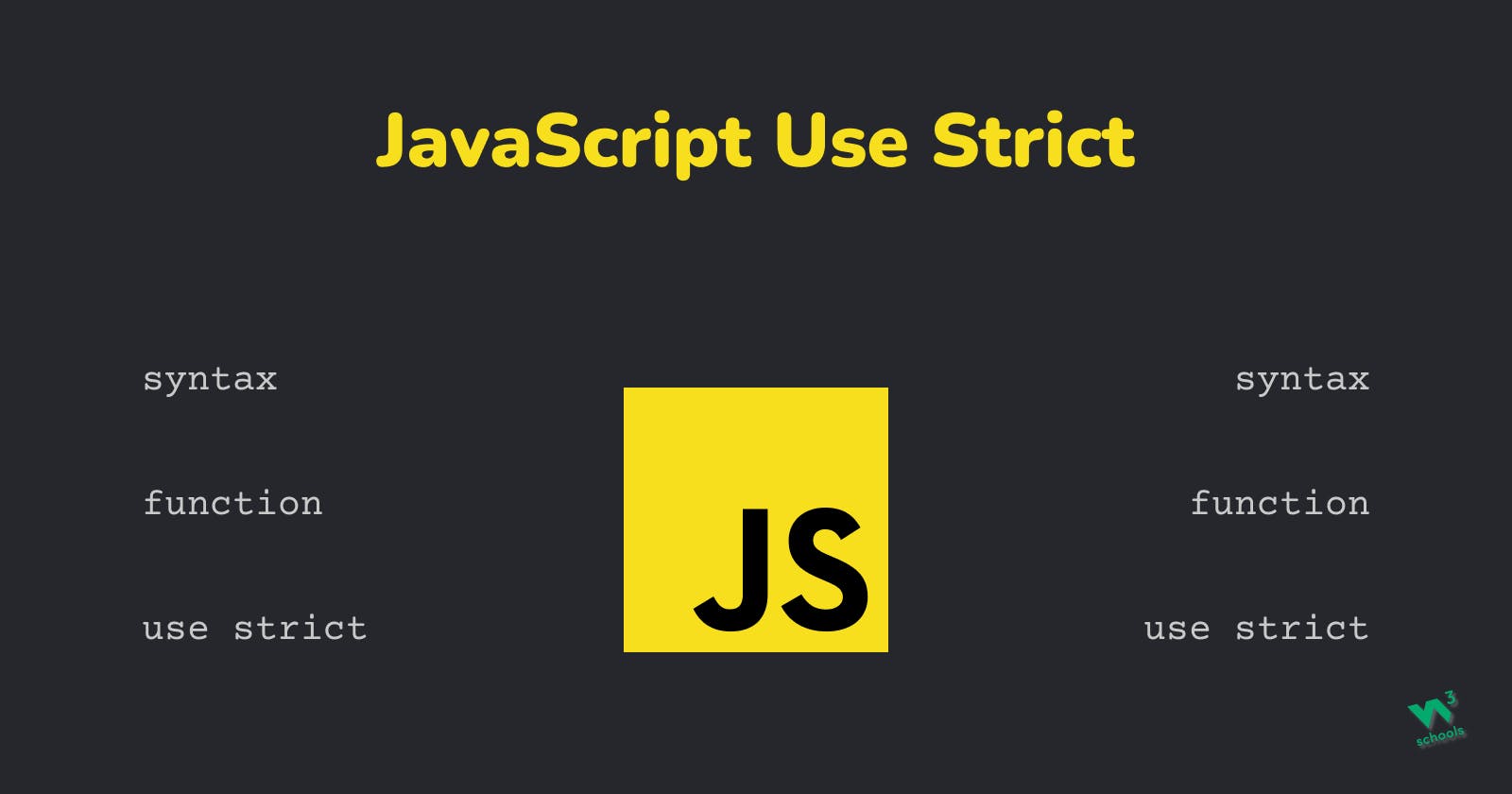 JavaScript Use Strict