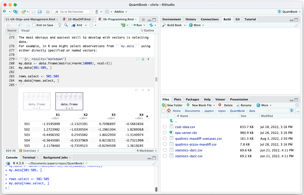 a screenshot of RStudio with 4 panes as described in the post