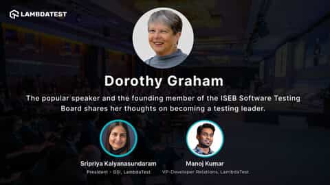 Testing is not just a mechanical thing, testing is an intellectual thing: Dorothy Graham