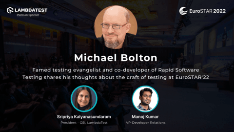 Michael Bolton’s Craft of Testing: A quick masterclass