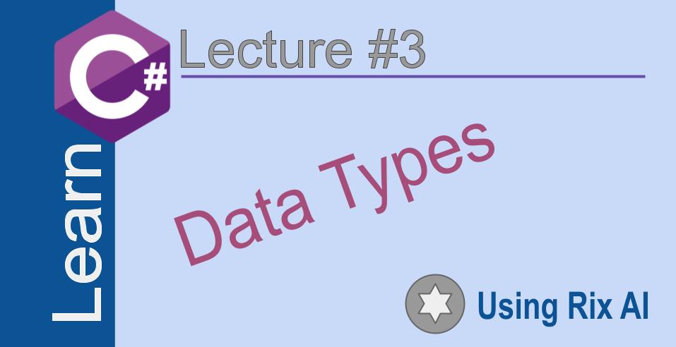 C# Data Types