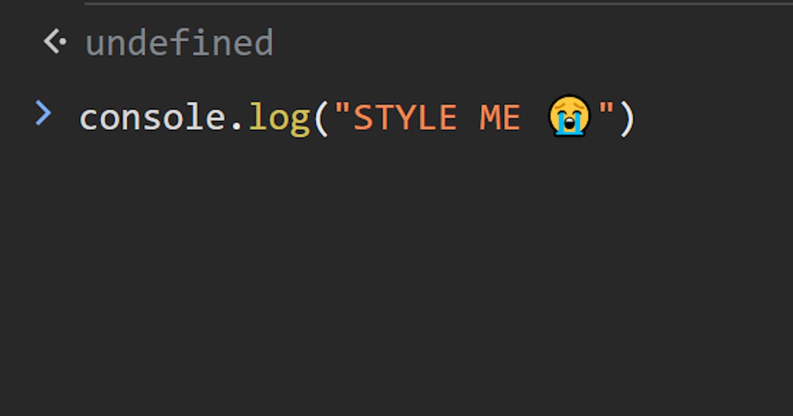 Make your console.log() beautiful: Unleash the magic of console.log() with CSS