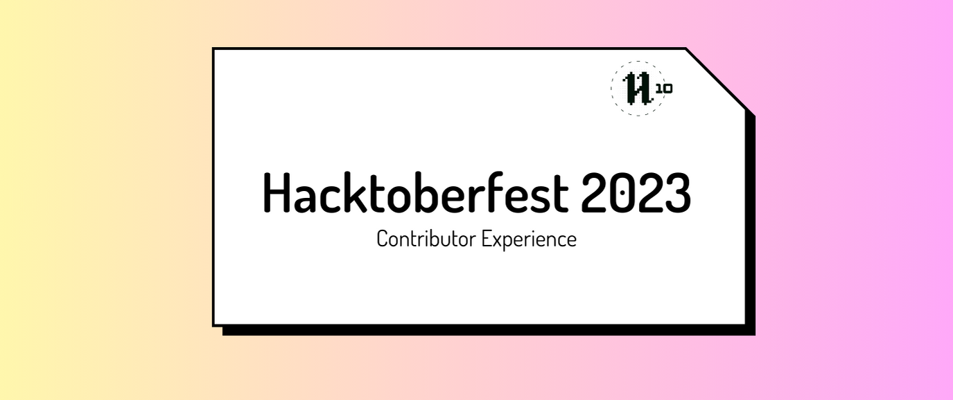 Hacktoberfest contributor on a11y issues