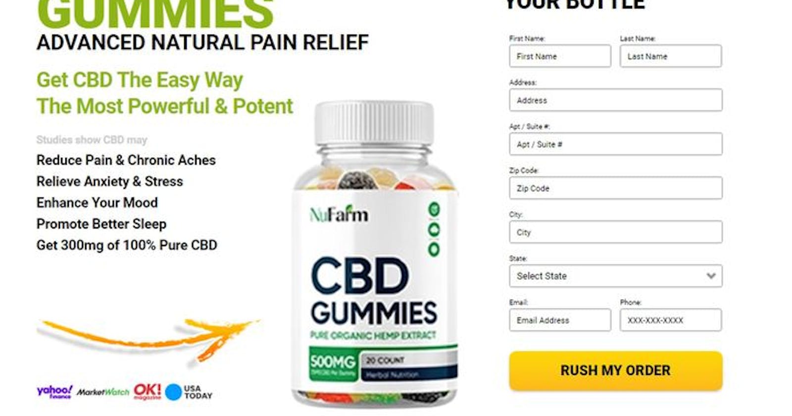 Nufarm CBD Gummies:Reviews, 100% Natural, Relief Anxiety & Stress, Joint Pain, Pure CBD, Price & Where To Buy?