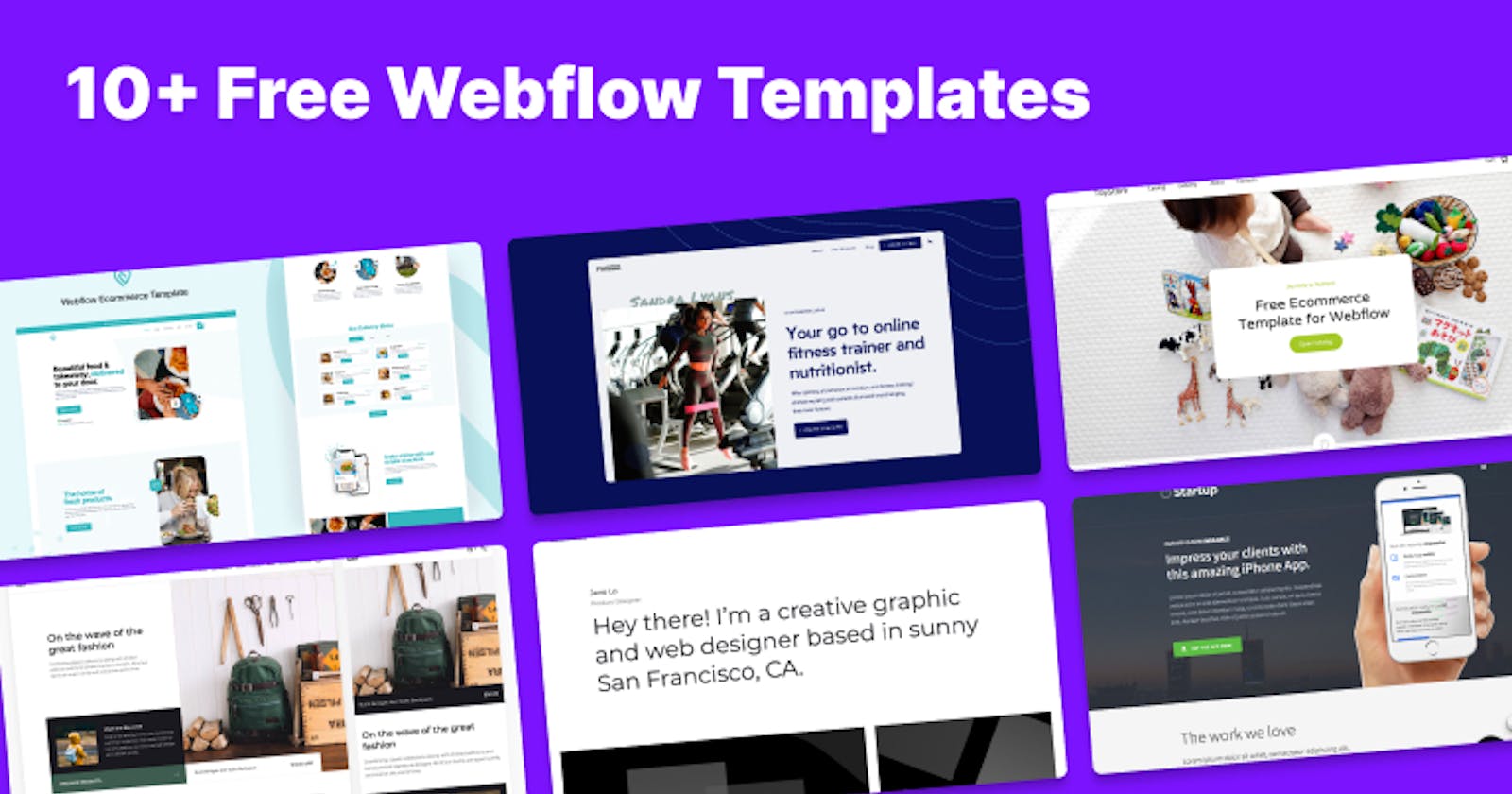 Best Free Webflow Templates