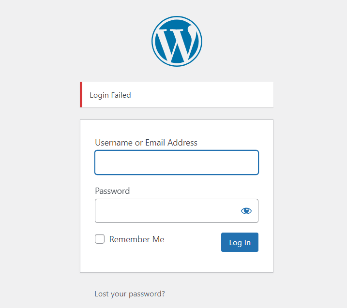 Safer Login Page