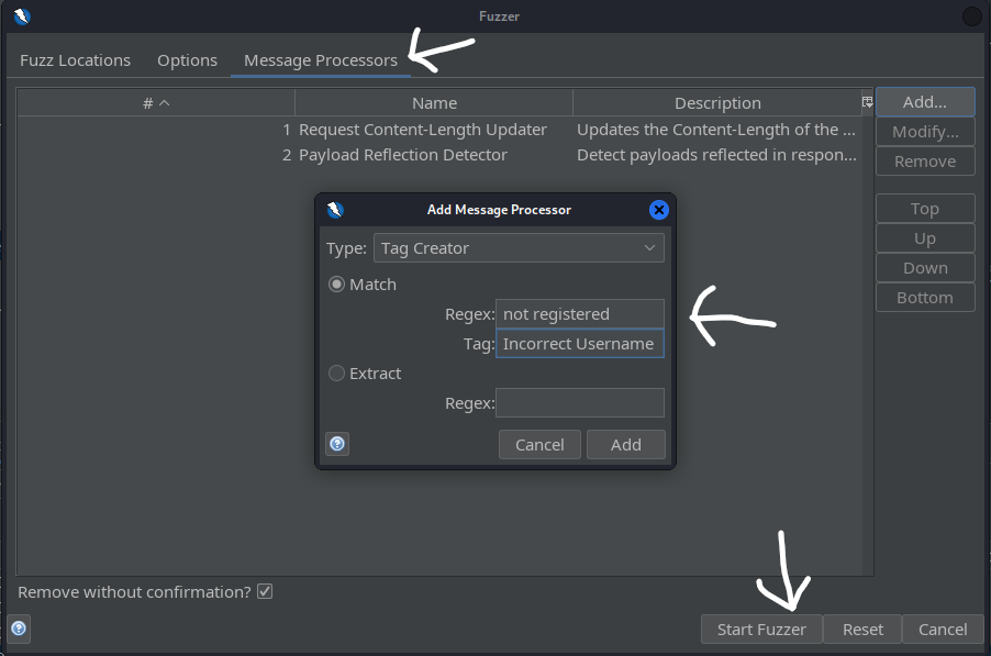 Use Regex to flag the correct username