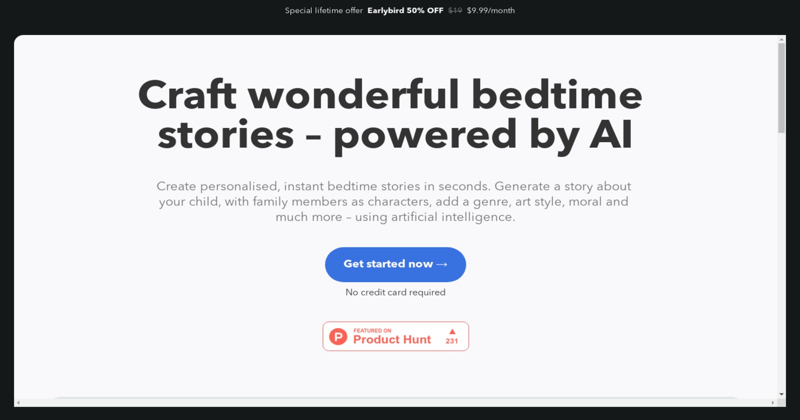 Bedtimestory.ai: Crafting Magical Bedtime Stories with AI