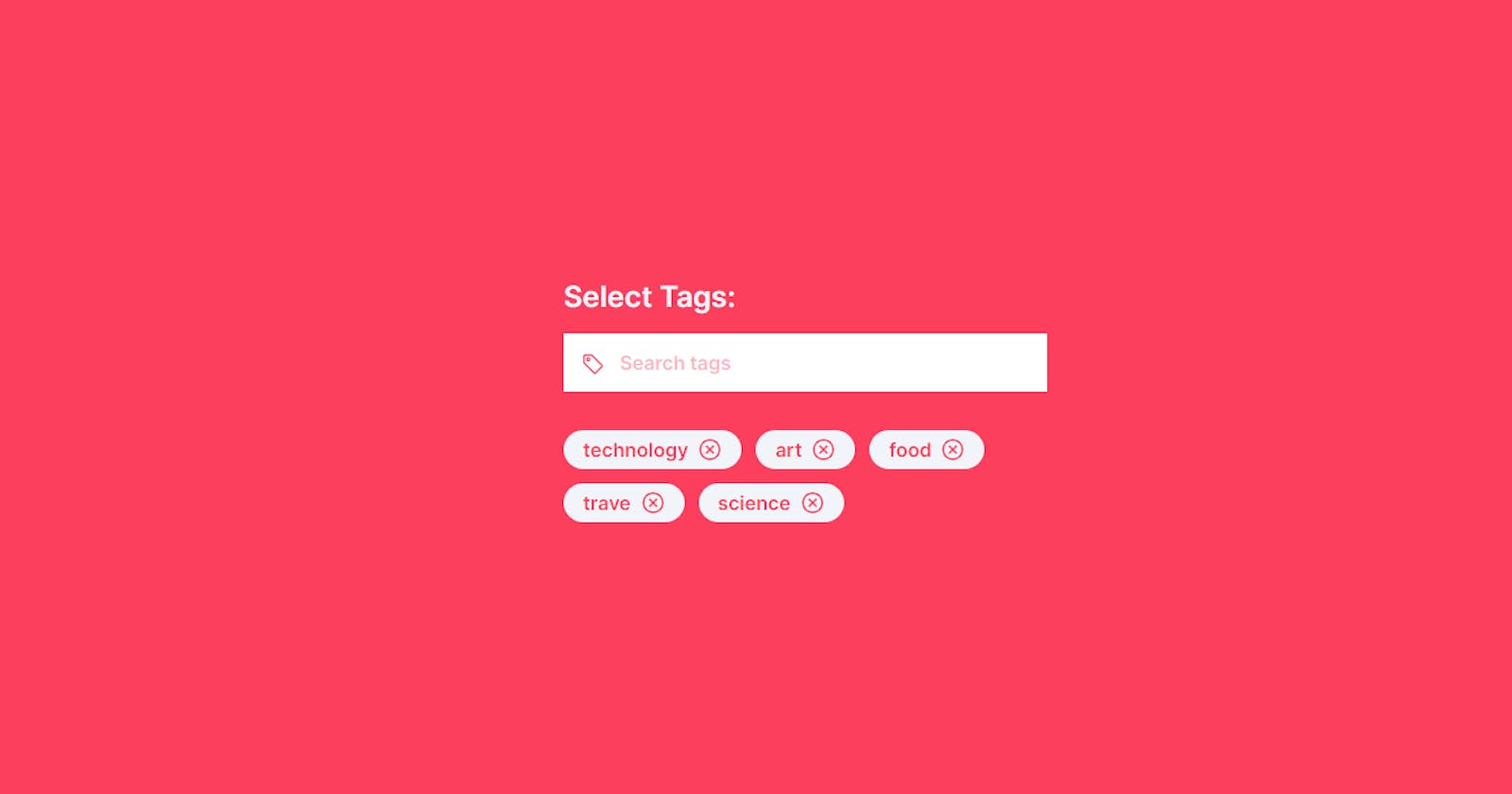 Building an Interactive Tag Selector Component in React