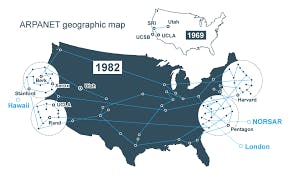 The Geographic Map of the APARNET