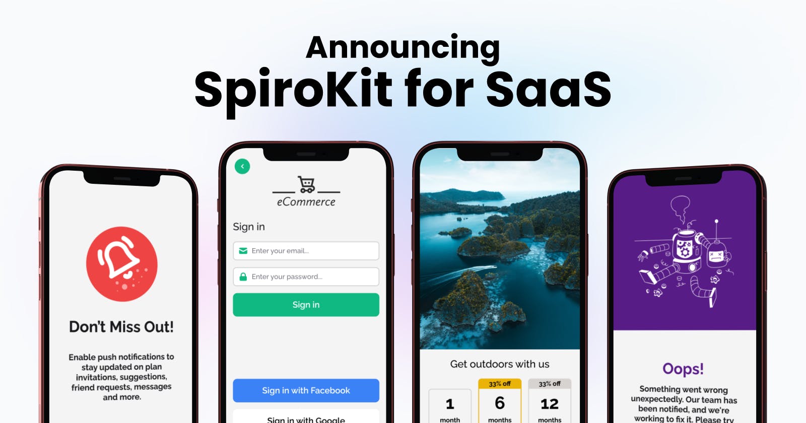 Announcing SpiroKit for SaaS