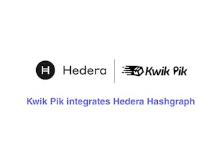 Cover Image for Kwik Pik Integrates Hedera DLT for Efficient Goods in Transit Handling and Payment Tracking