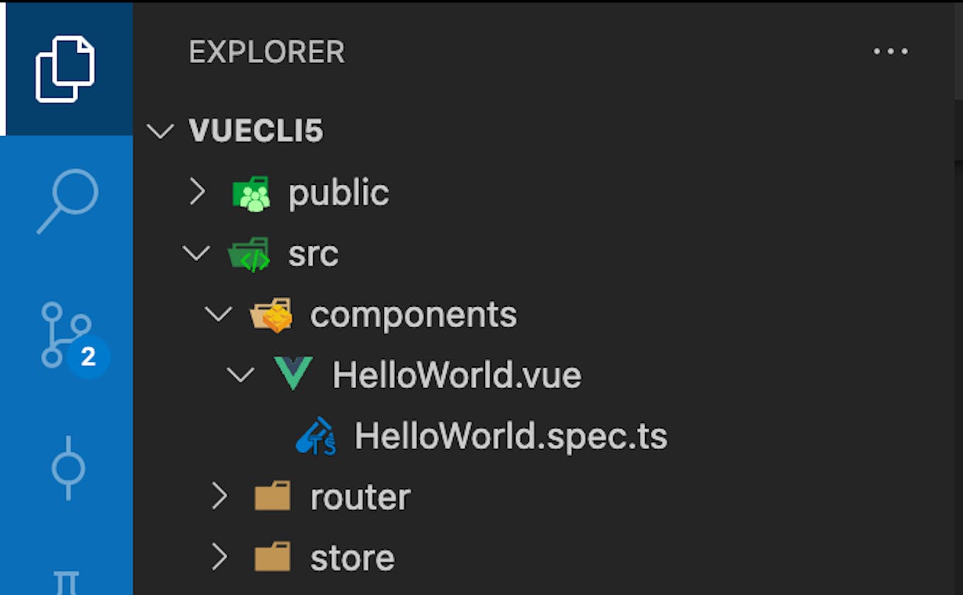 Nesting test files under the main file in Project View of Visual Studio Code and Jetbrains IDEs