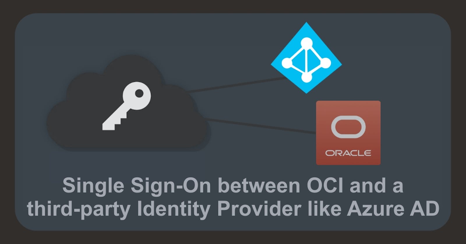Single Sign-On between OCI and a third-party Identity Provider like Microsoft Azure