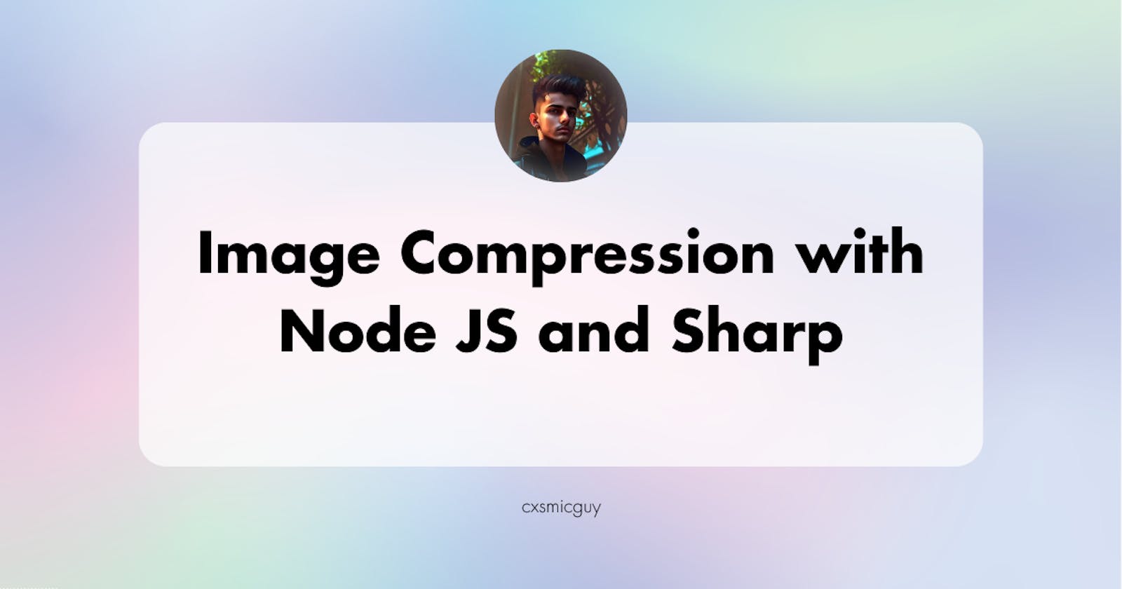 Image Compression with Node.js and Sharp
