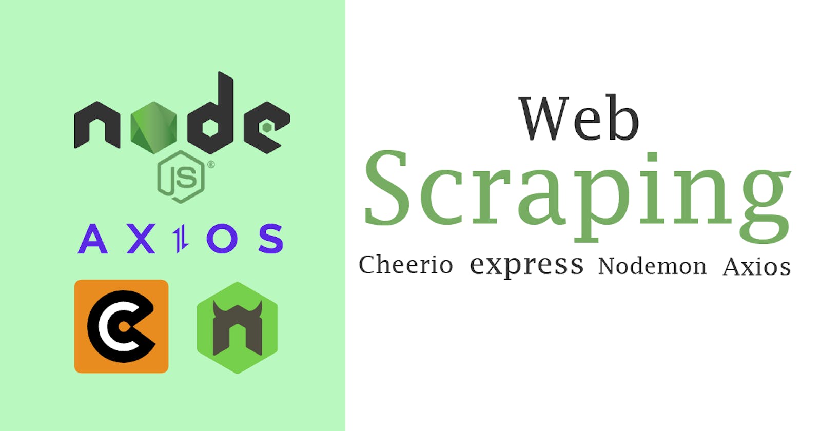 Web scraping with Cheerio, Axios, and Express