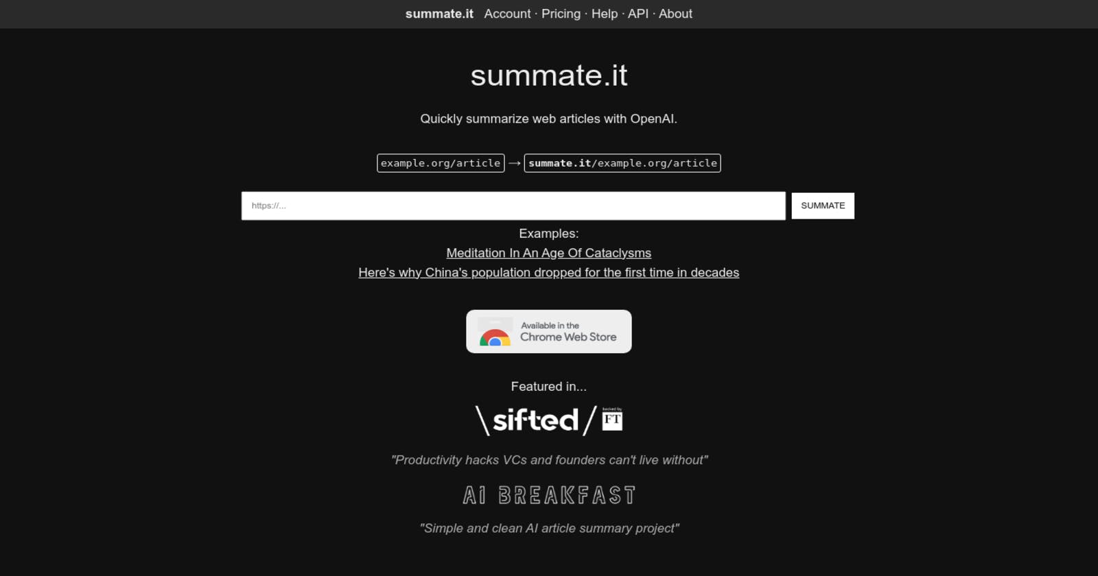 Revolutionize Your Research with Summate.it - AI-Powered Article Summarization