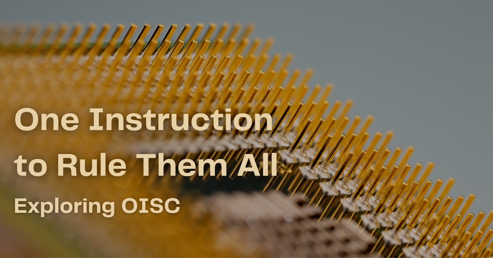 One Instruction to Rule Them All: Exploring OISC