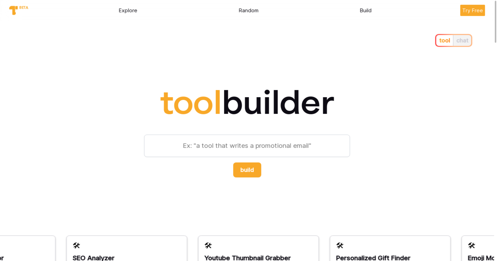 Toolbuilder - Unleash Your Creativity with AI-Powered Tool Creation