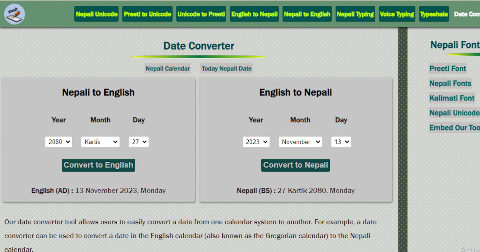 Efficiency Redefined: The Magic of a Nepali Date Converter
